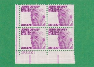 US 1291 MNH OG PLATE BLOCK OF FOUR