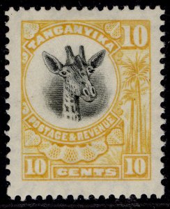 TANGANYIKA GV SG90, 10c orange-yellow, LH MINT. Cat £18.