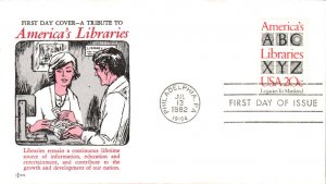 #2015 American Libraries SOS FDC