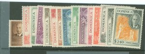 Dominica #122-136 Unused Single (Complete Set)