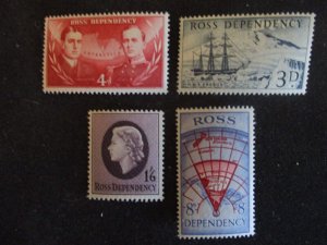 Ross Dependency NZ #L1-4 Mint Never Hinged WDWPhilatelic (8/22-K2N)  