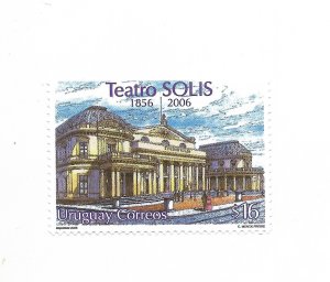 URUGUAY YEAR 2006 THEATER SOLIS ANNIVERSARY BUILDING ARCHITECTURE MINT NH