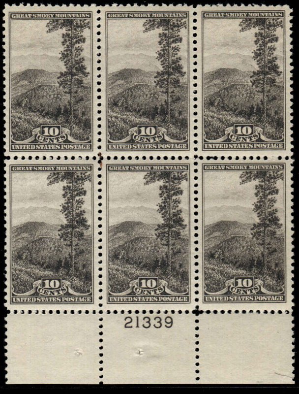US - 749 - MNH - Plate Block - SCV-30.00