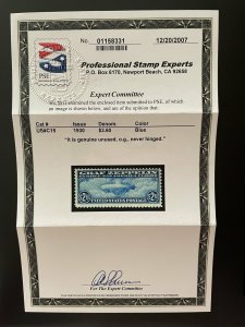 HS&C: Scott #C13-C15 1930 Zeppelin Issue PSE Cert. Perfect backs. Mint VF/XF NH 