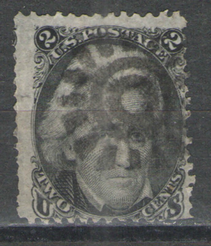 US 1863 Sc# 73 Used G/VG with nice Fancy Cancel