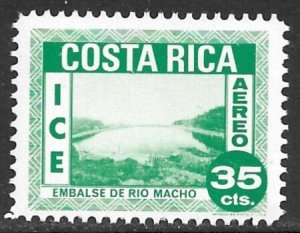 COSTA RICA 1967 35c ELECTRIFICATION Program Airmail Sc C441 MNH