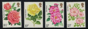 Great Britain 1976 SG1006-1009 National Rose Society - MNH