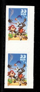 UNITED STATES SC# 3391 HORZ. GUTTER PAIR VF/NH