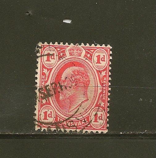 Transvaal 282 King Edward VII Used