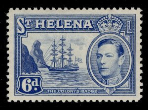 ST. HELENA GVI SG136, 6d light blue, M MINT.