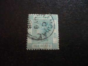 Stamps - Hong Kong (Shanghai) - Scott# 43 - Used Part Set of 1 Stamp