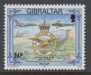 Gibraltar 646 MNH VF