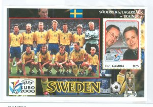 Gambia # Mint (NH) Souvenir Sheet (Soccer)