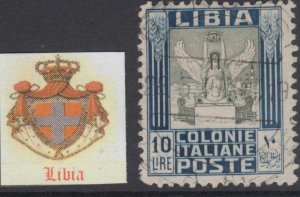 Italy Libia n.145  used  cv 900$