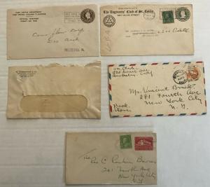 5 piece 1920s-1930s stationery lot [y3977]