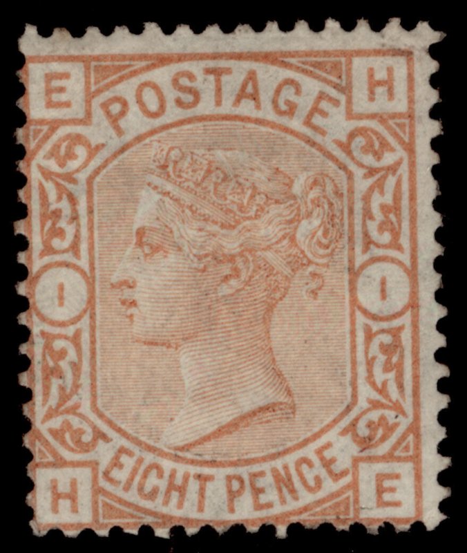 GB QV SG156, SCARCE 8d orange, LH MINT. Cat £1850. HE 