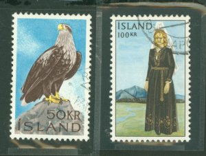 Iceland #378-379  Single