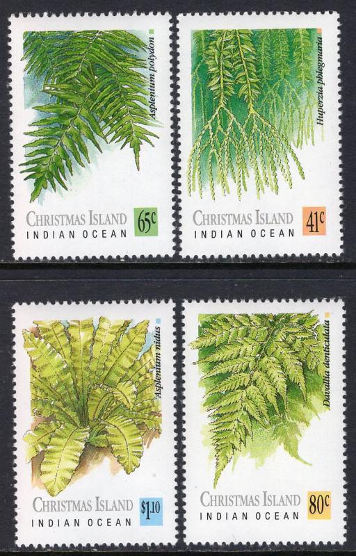Christmas Islands 238-241 Ferns MNH VF