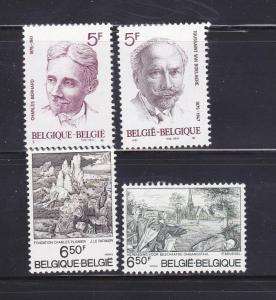 Belgium 957-960 Set MNH Various (A)