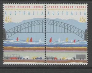 AUSTRALIA SG1375ba 1992 SYDNEY HARBOUR TUNNEL p15½ MNH