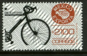 MEXICO Exporta 1599, $2100P BICYCLES w/Burelage Paper 10. MINT, NH. VF.