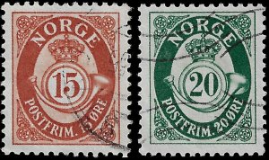 Norway 1951 Sc 325-26 U vf