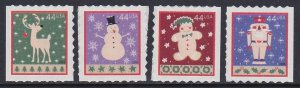 4429-32 Christmas Singles MNH