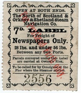 (I.B) North of Scotland Orkney & Shetland Steam Navigation : Newspapers 7d