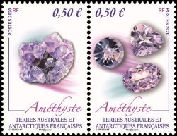 2020 FSAT Amethyst Mineral Pr (Scott 626) MNH