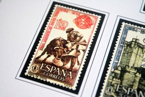 COLOR PRINTED SPAIN 1944-1975 STAMP ALBUM PAGES (100 illustrated pages)