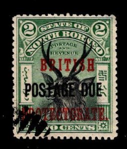 North Borneo Scott J21 used postage due stamp