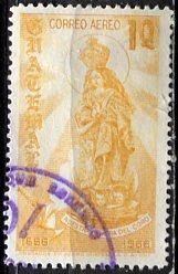 Guatemala; 1968; Sc. # C410; O/Used Single Stamp