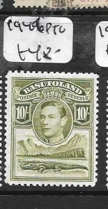 BASUTOLAND (P0809B) KGVI  10/-  CROCODILE SG28   1946   PTG  MOG