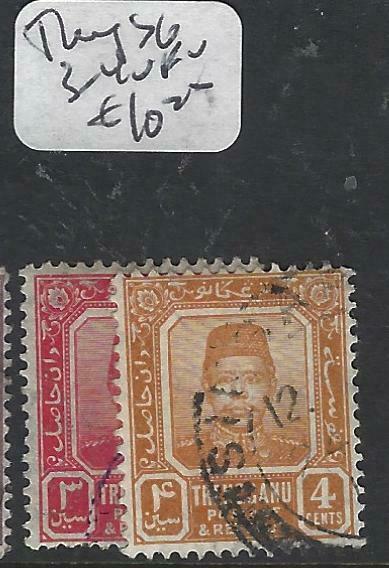 MALAYA TRENGGANU   (P1704B)  SULTAN 3C, 4C  SG 3-4   VFU 