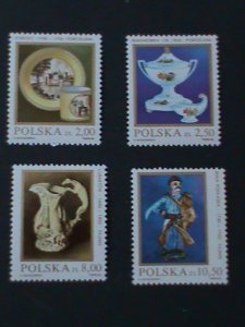 ​POLAND-1982-SC#2502-7 PORCELAIN STONEWARE MNH VF COMPLETE SET  LAST ONE