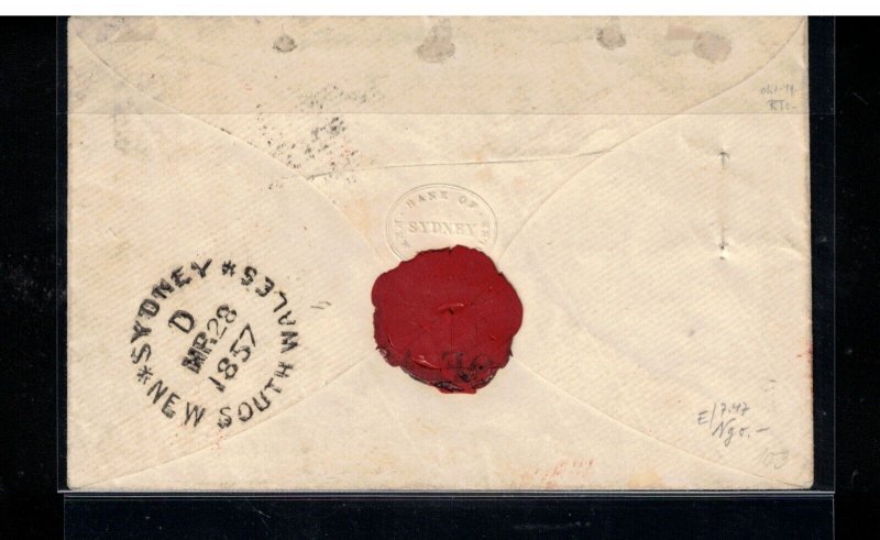 New South Wales #29 (SG #94) Used Extra Fine On Choice Cover To London