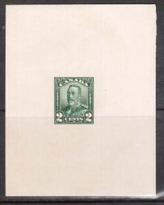 Canada #150DP XF Large Die Proof In Color Of Issue (67 x 87 mm)