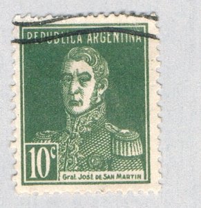 Argentina De San Martin green 10c (AP132016)
