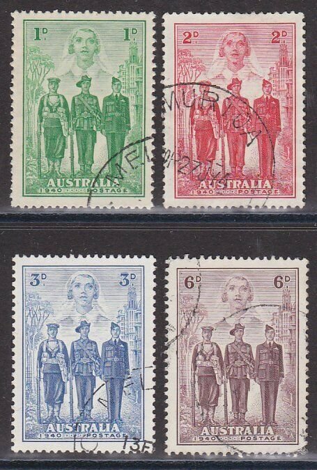 AUSTRALIA 1940 Forces set fine used.........................................Q593