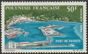 French Polynesia 1966 Sc C43 air post MH*
