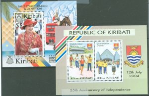 Kiribati #762/854  Souvenir Sheet