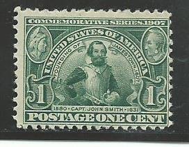 USA #328   Mint NH 1907 PD