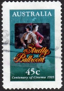 Australia 1450 - Used - 45c Strictly Ballroom, 1990s (1995) (cv $0.80) (2)