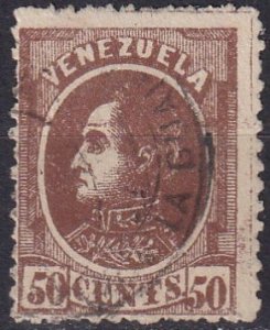 Venezuela #72 F-VF Used CV $40.00  (Z1347)