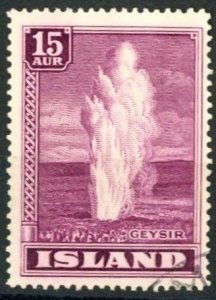 ICELAND #203, USED - 1938 - ICE697