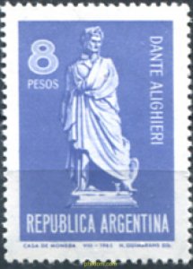 283255 MNH ARGENTINA 1965 7 CENTENARIO DEL NACIMIENTO DEDANTE ALIGHIERI