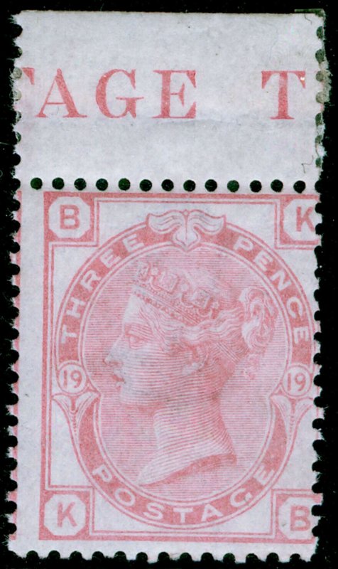 SG144, 3d pale rose plate 19, NH MINT. Cat £450+. MARGINAL. KB