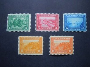 #397-400a Panama-Pacific Expo Issues MNH OG F/VF CV $850 Incs New Mounts #2