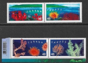 CANADA 2002 Trees and Corals Set Sc 1948-1951 MNH