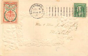 United States Wisconsin Watertown, Wis. 1909 Doremus Machine Type E  PC  Labe...